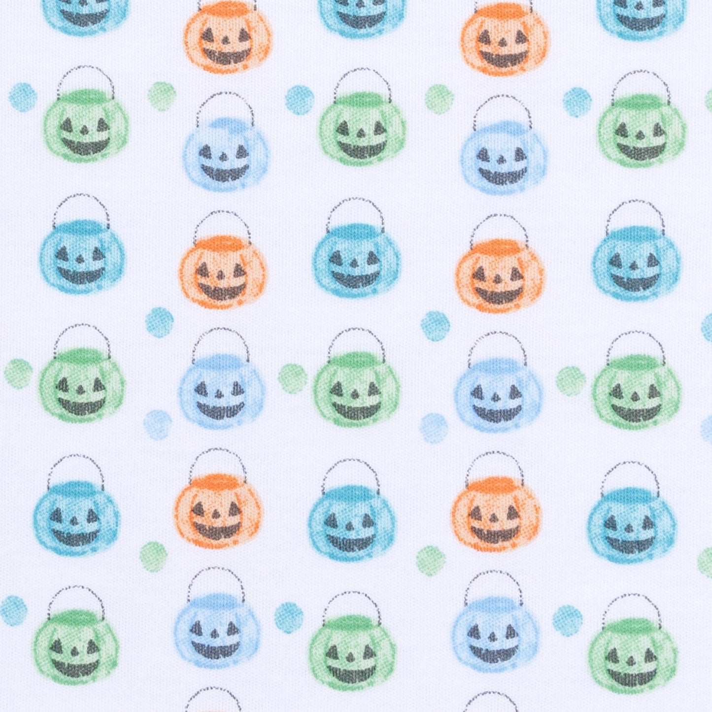 Pumpkin Party Print Bubble - Light Blue