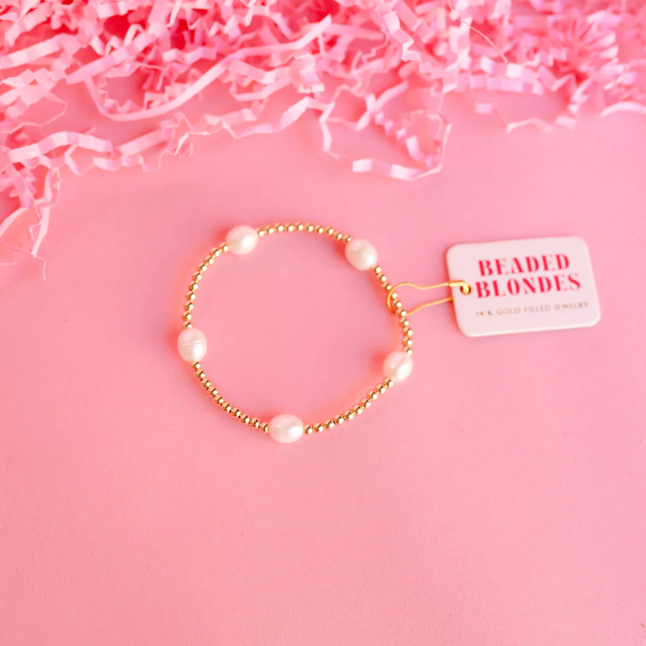 Pearl Poppi Bracelet in Gold