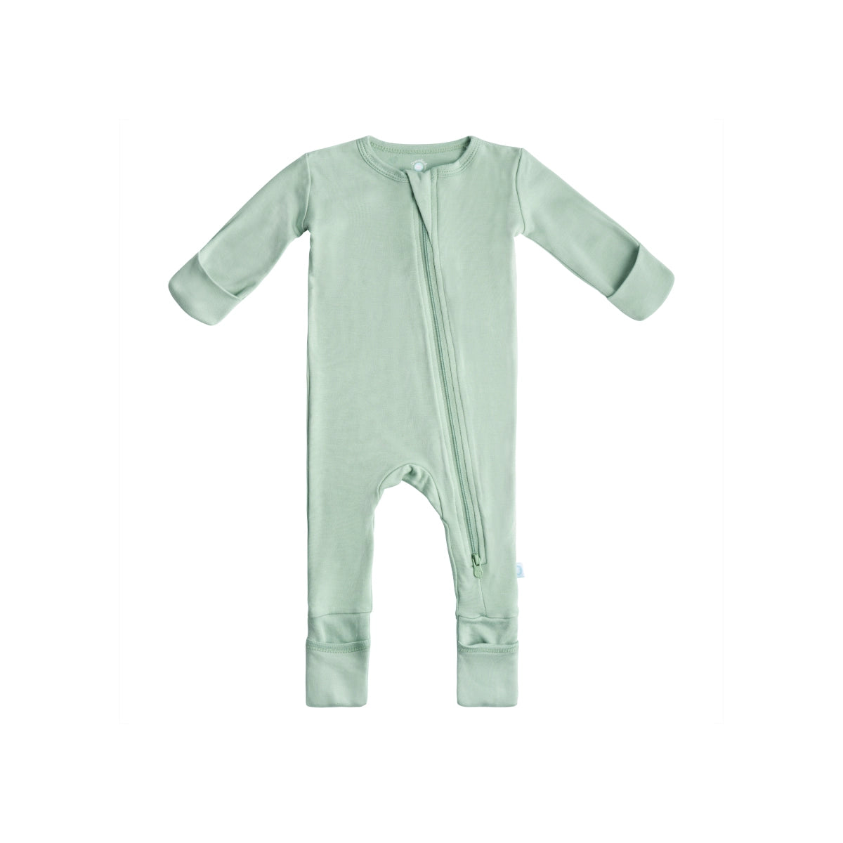 Baby Bamboo Pajamas w/ Dreamcuffs® - Sage Green