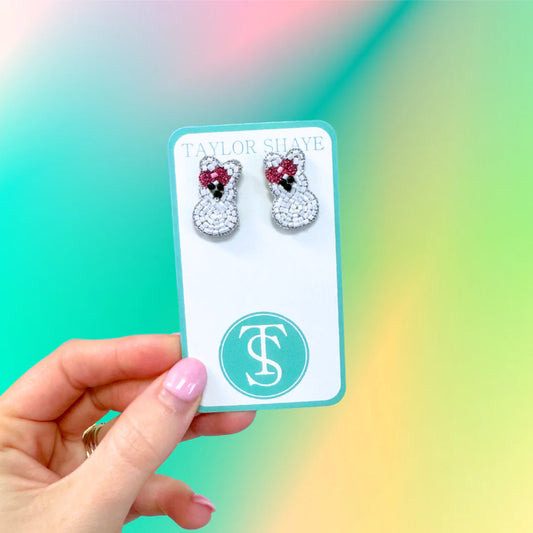 Cutie Beaded Peep Stud