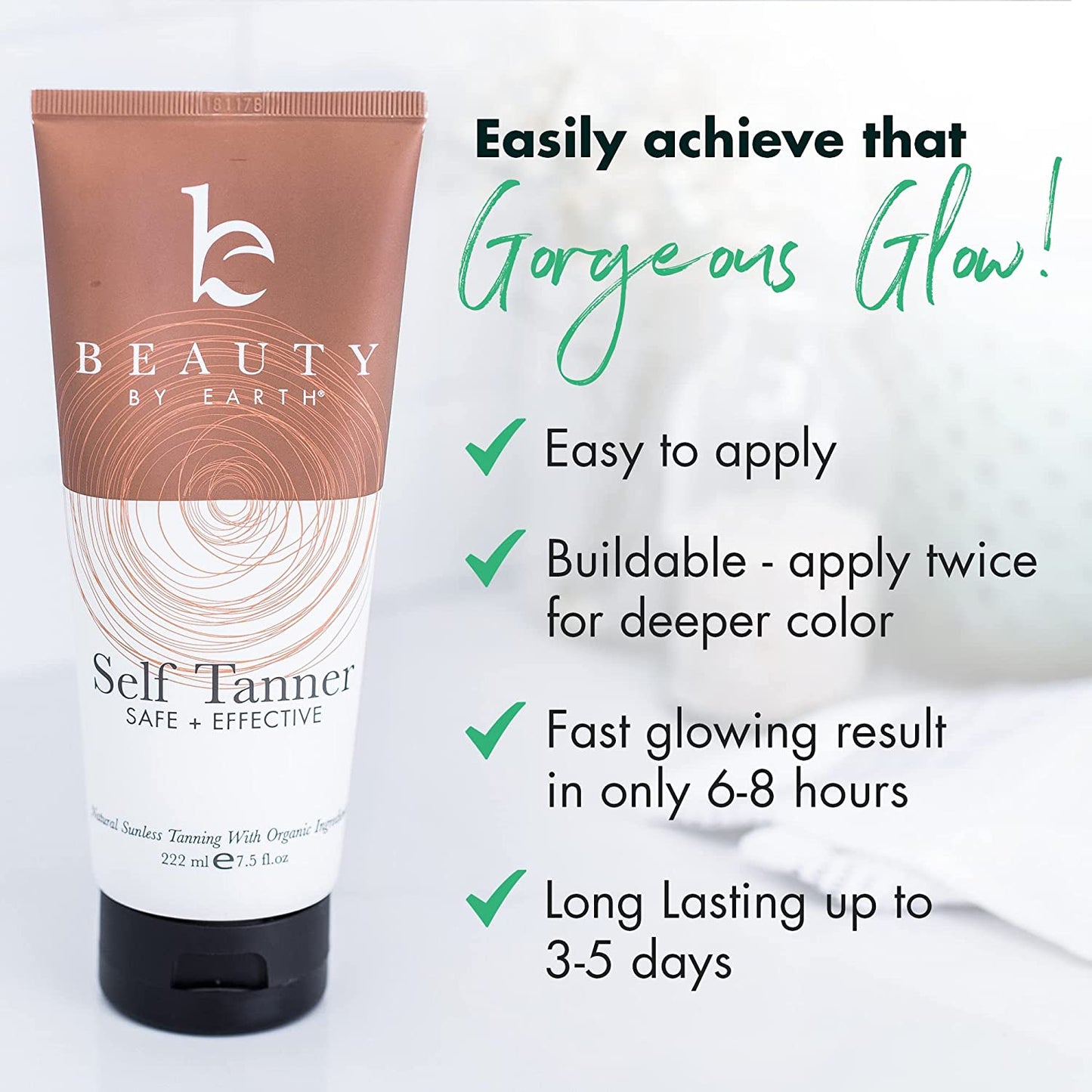 Self Tanner Body Lotion 7.5oz (Fair to Medium)