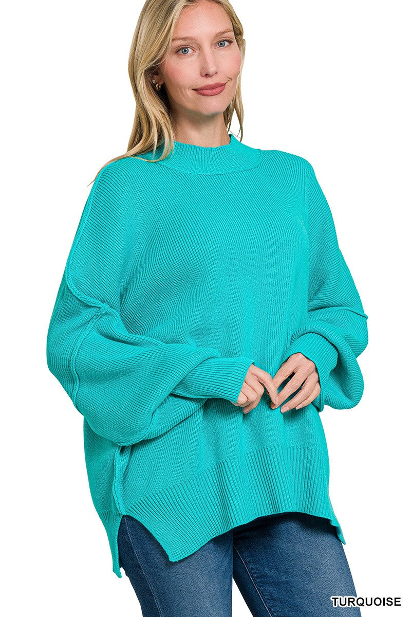 Best Days Sweater (Turquoise)