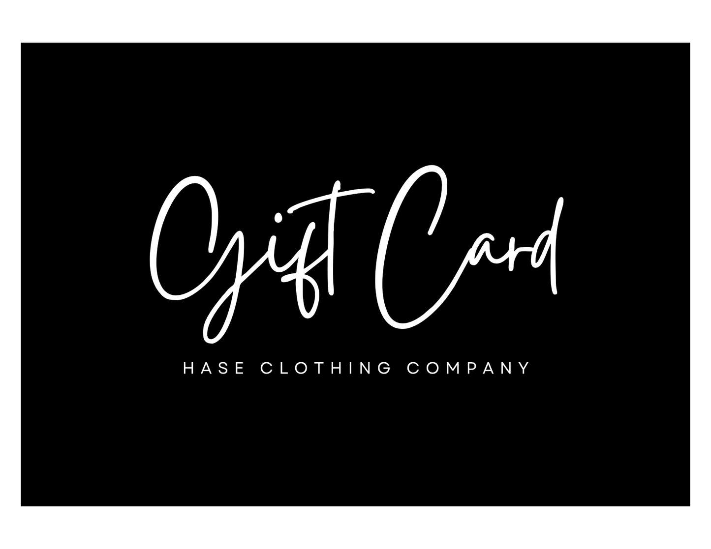Physical Gift Card **in store