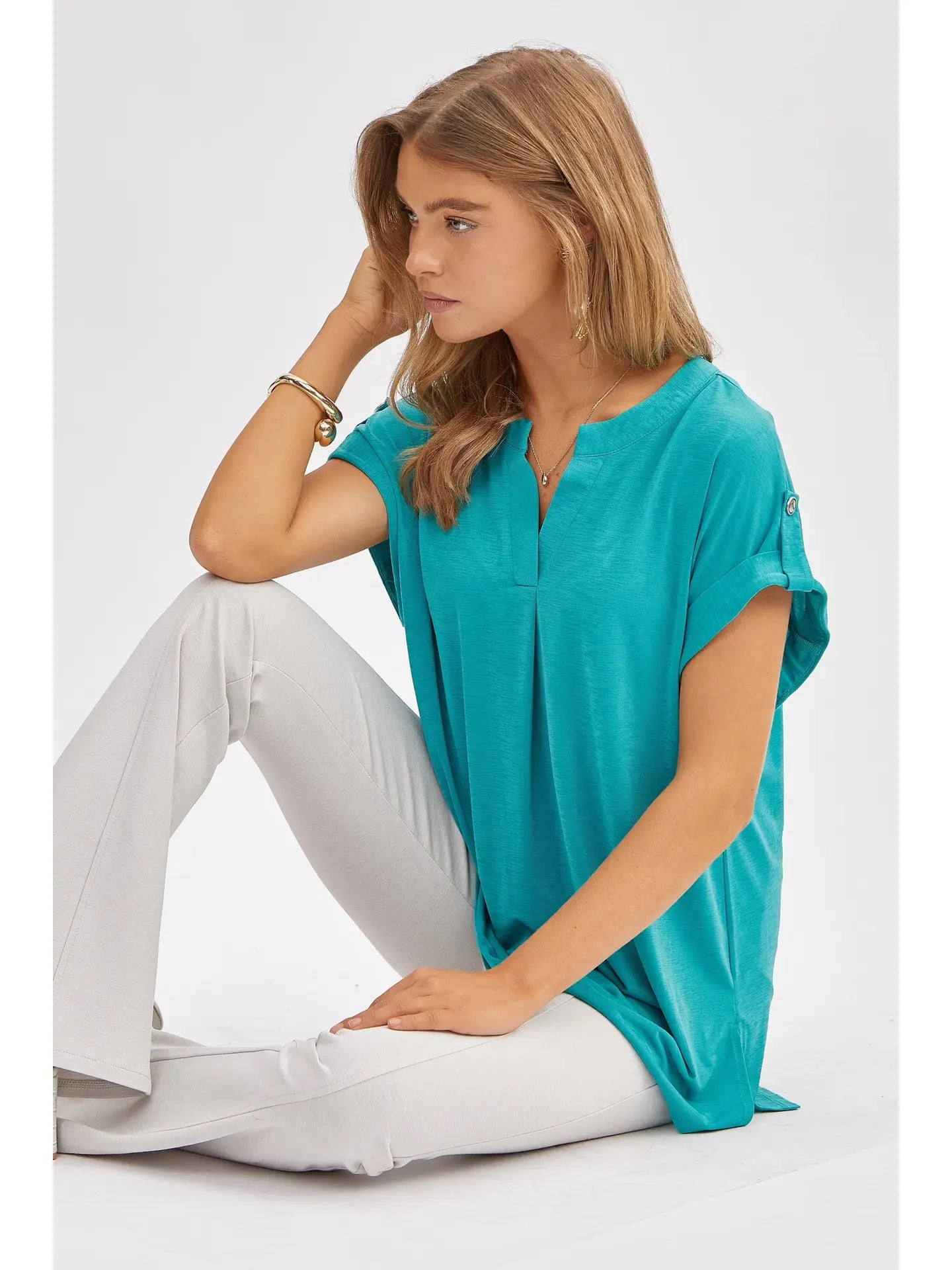 Hidden Smiles Top (Emerald)