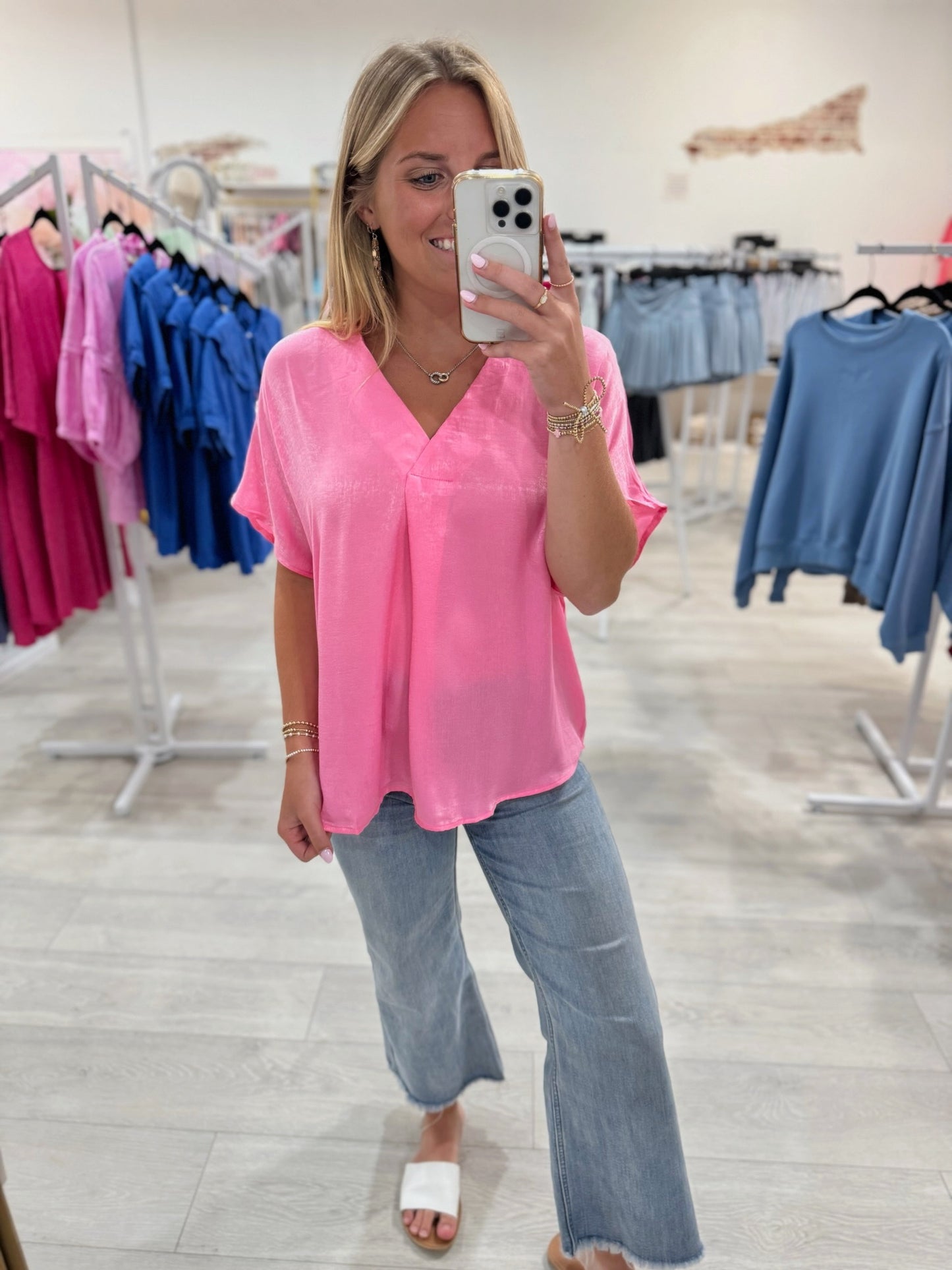 At This Point Blouse (Pink)