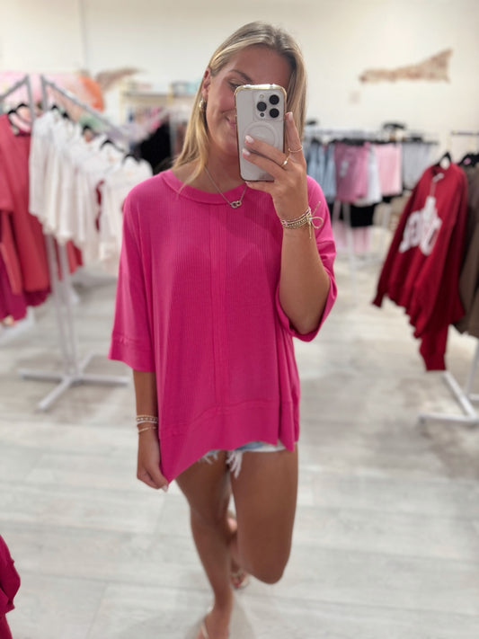 Take A Look Top (Fuchsia)