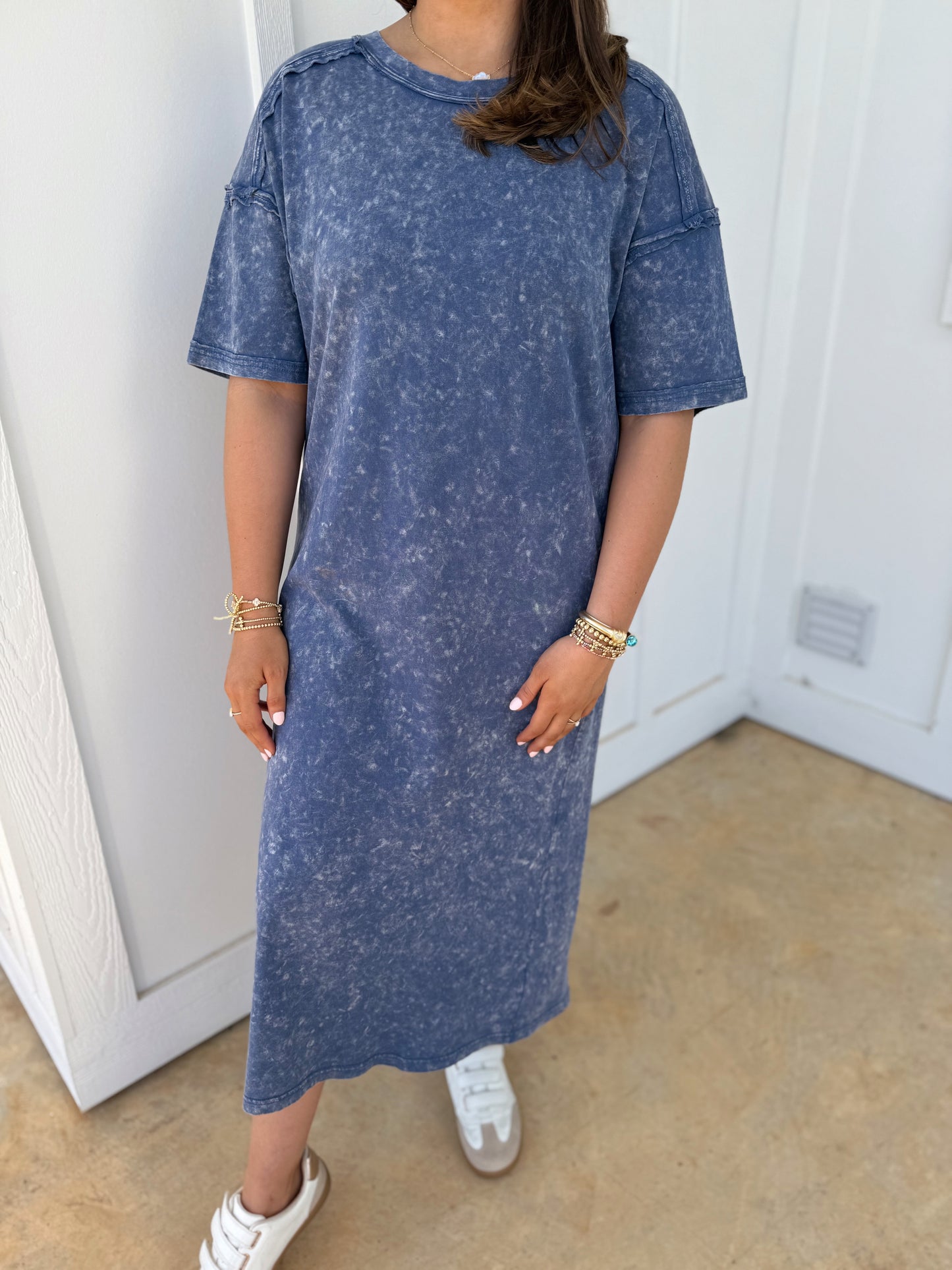 Sweet Charm Dress (Denim)