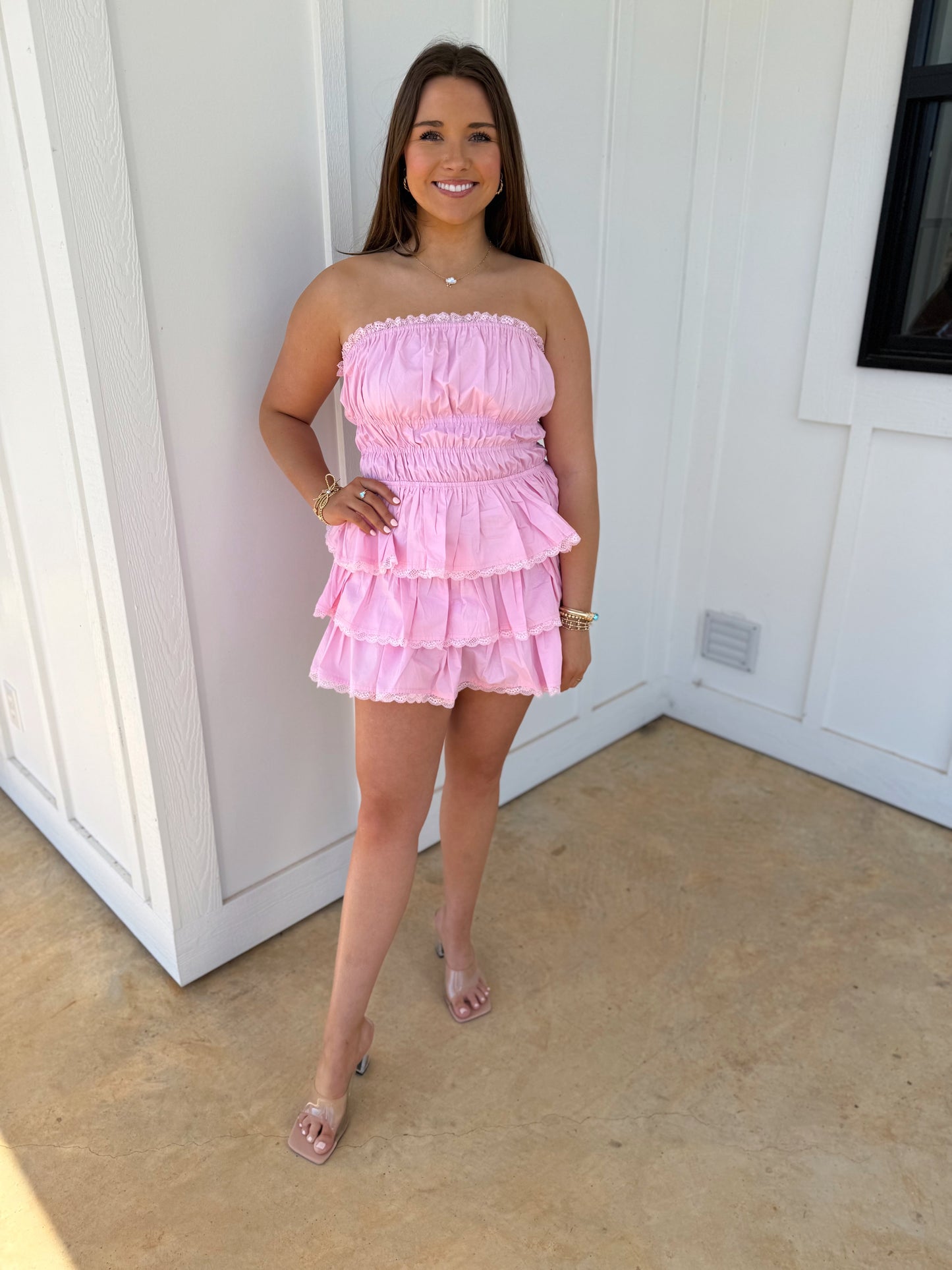 Lunch With The Girls Romper