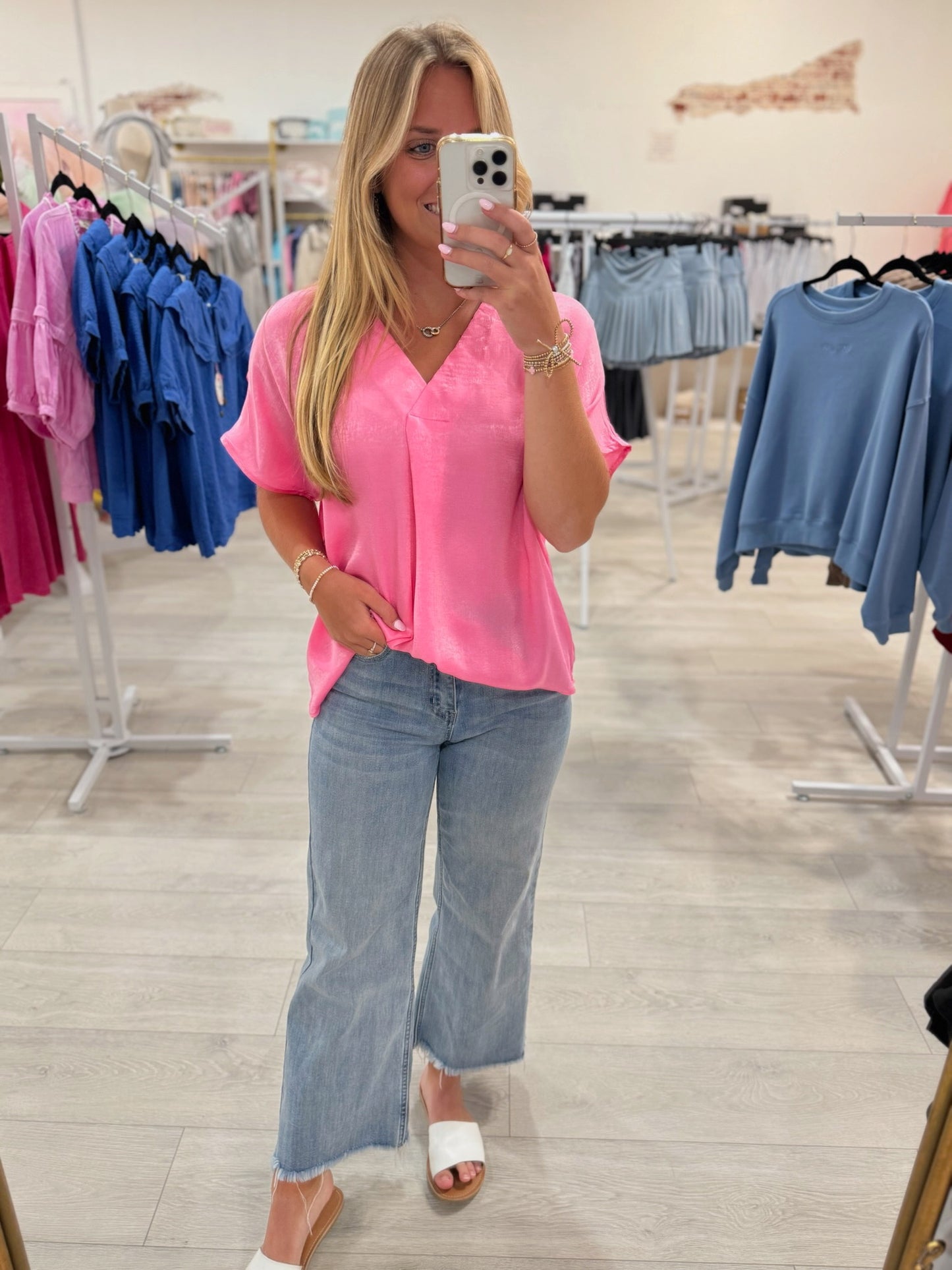 At This Point Blouse (Pink)