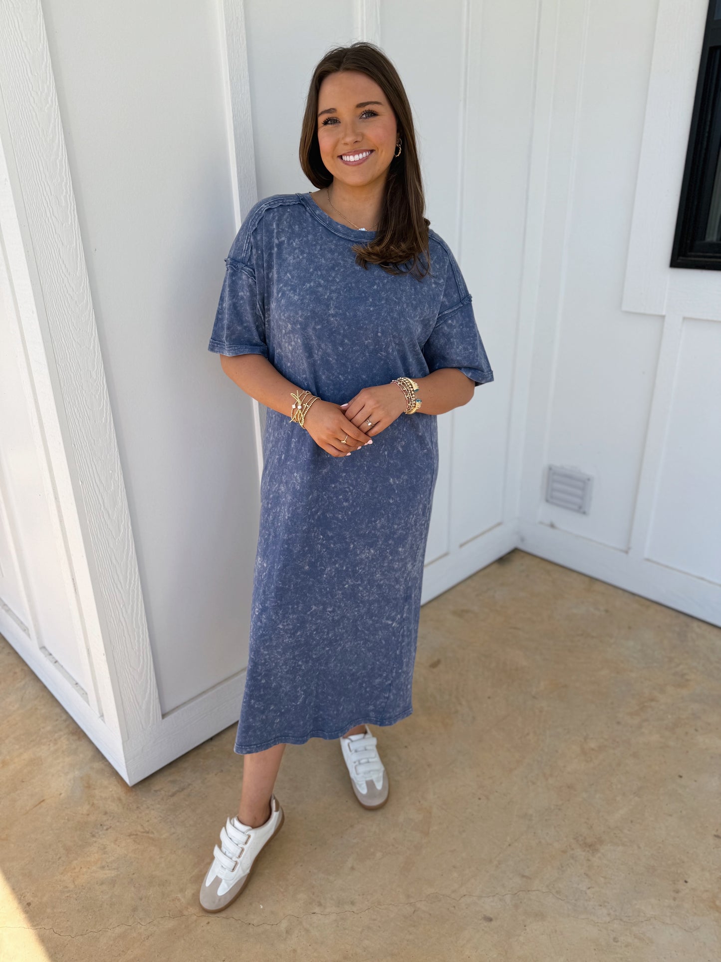 Sweet Charm Dress (Denim)