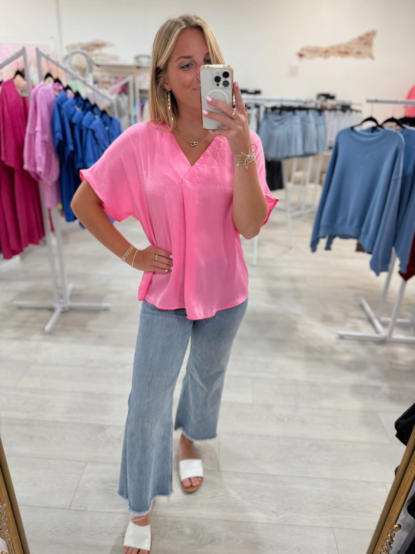 At This Point Blouse (Pink)