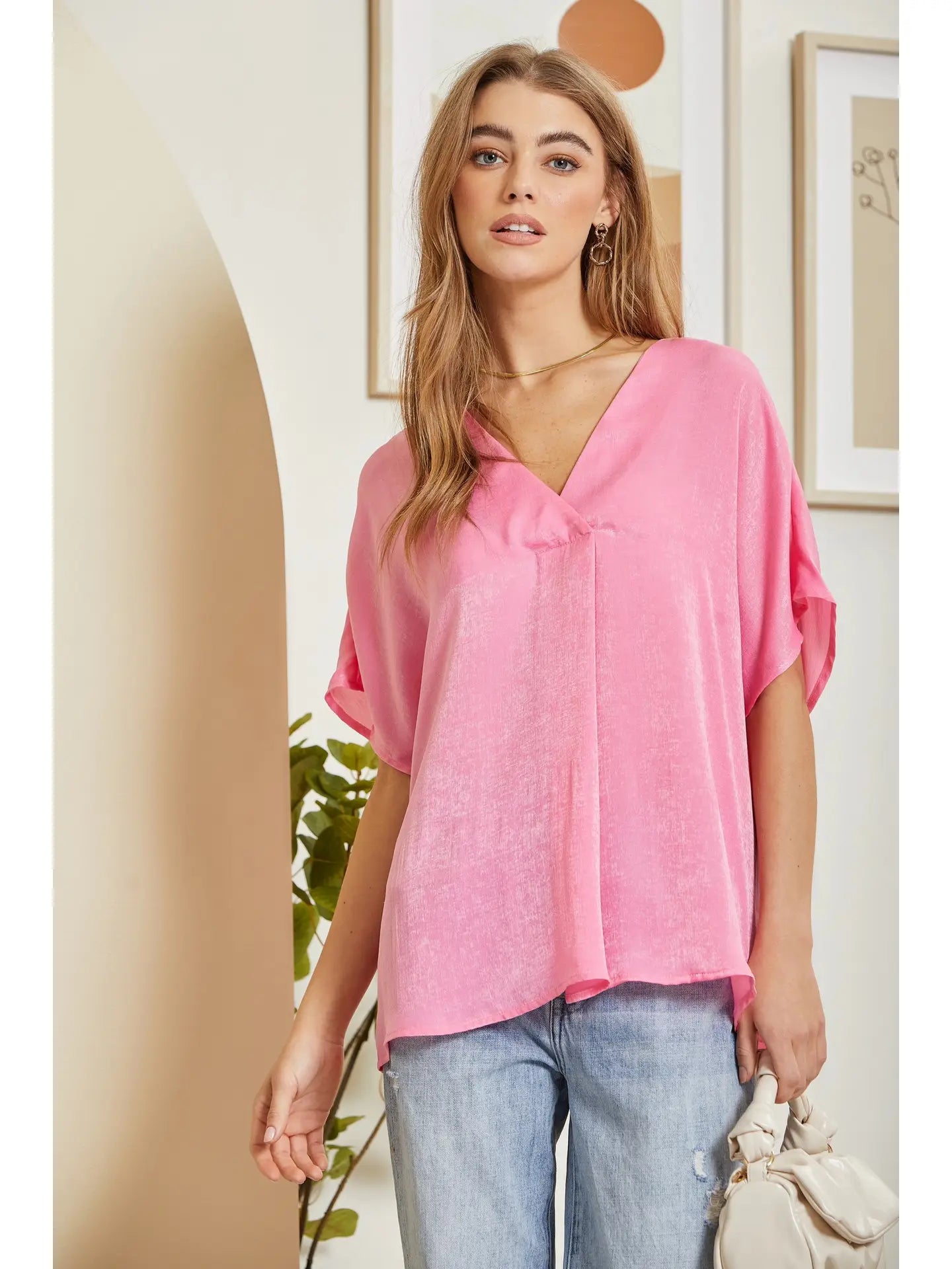 At This Point Blouse (Pink)
