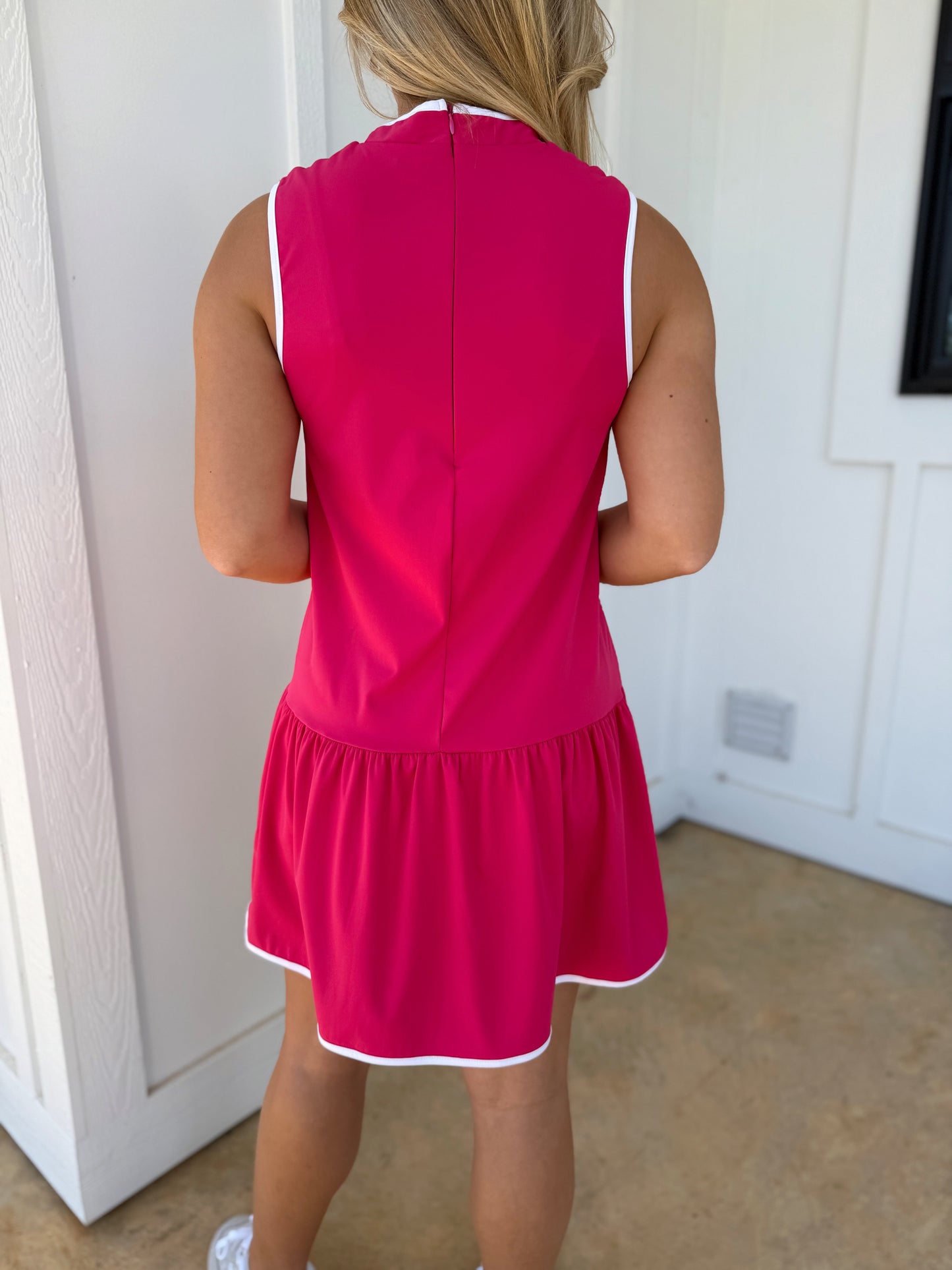 On The Move Dress (Magenta) *built in shorts