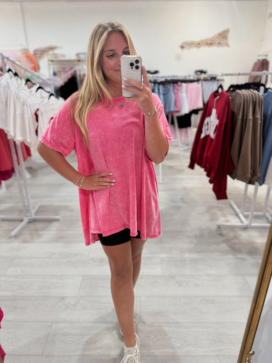 Time For Fun Top (Fuchsia)