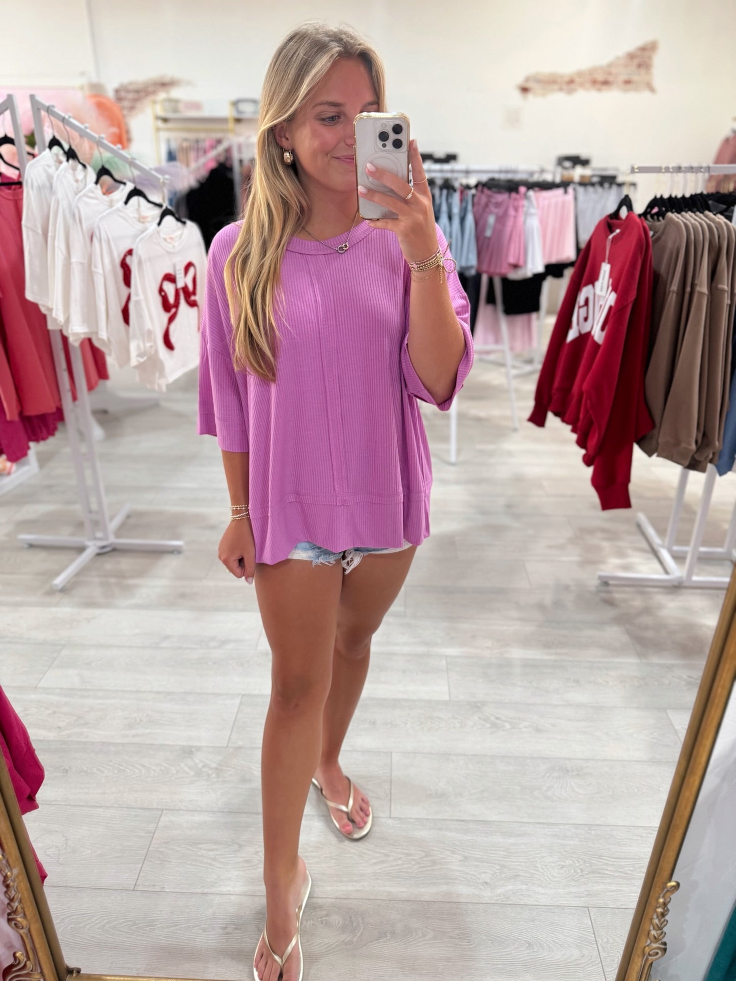 Take A Look Top (Mauve)