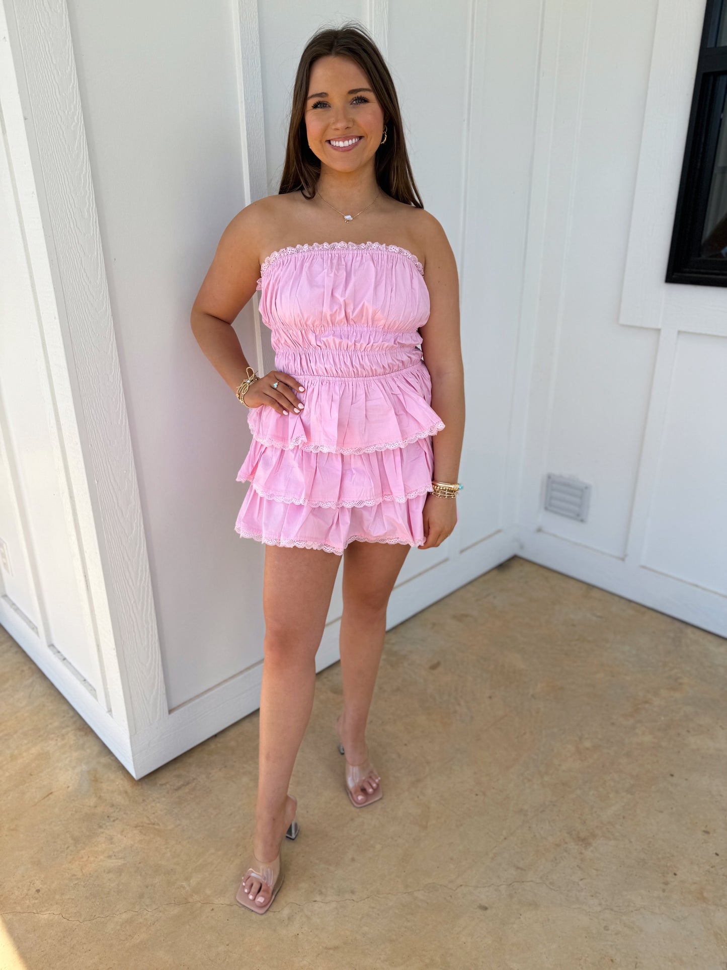 Lunch With The Girls Romper