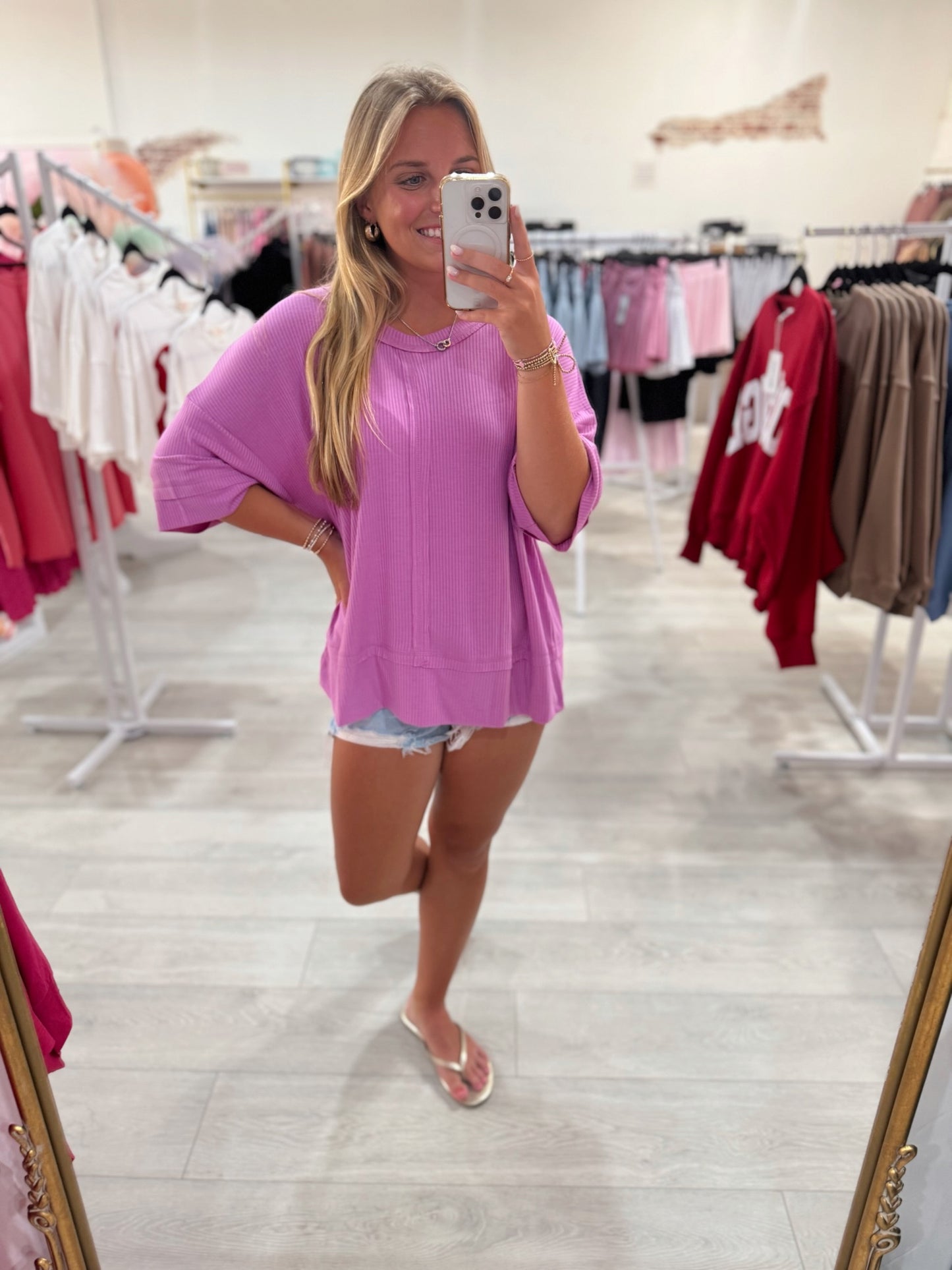 Take A Look Top (Mauve)