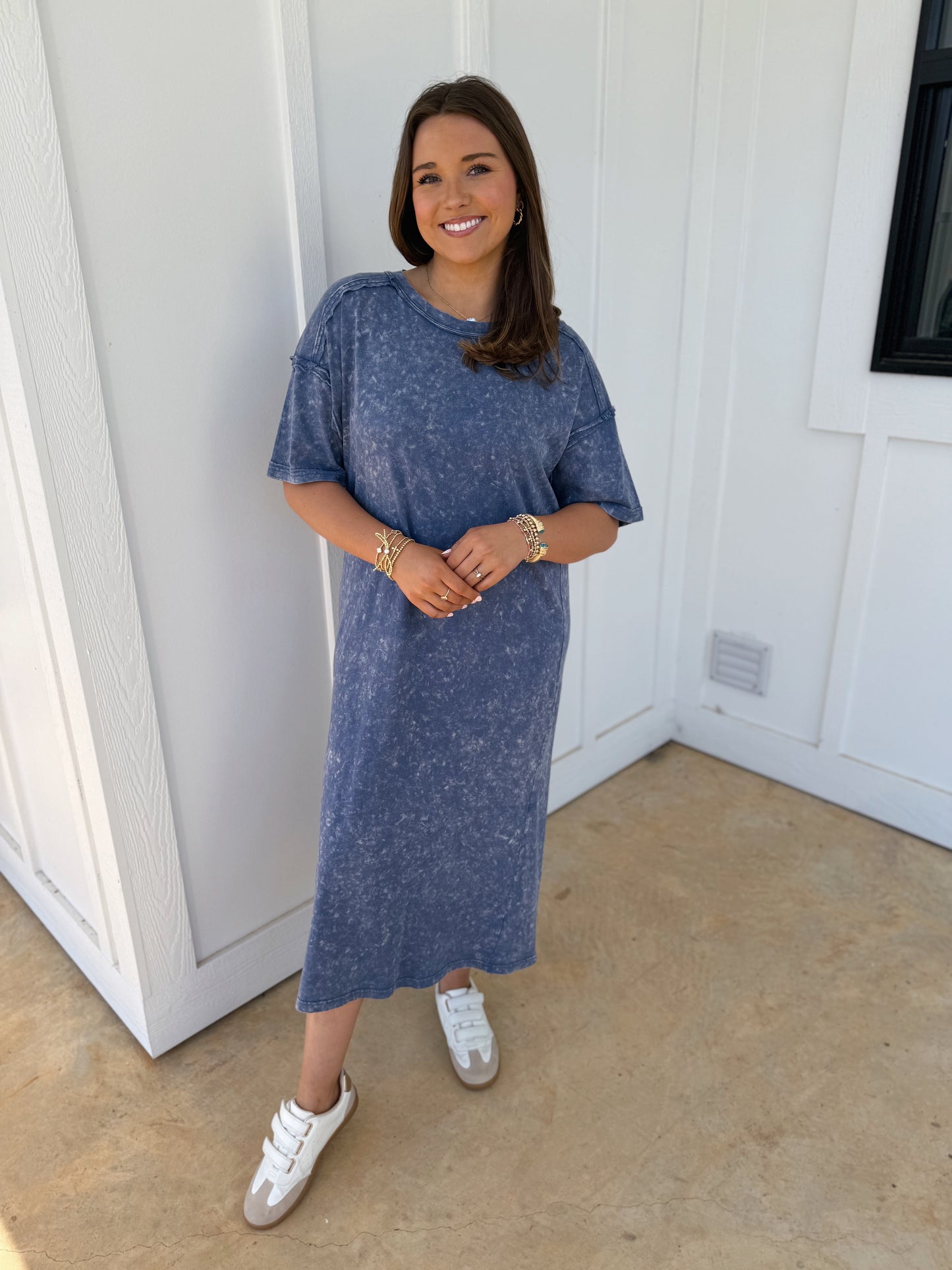 Sweet Charm Dress (Denim)