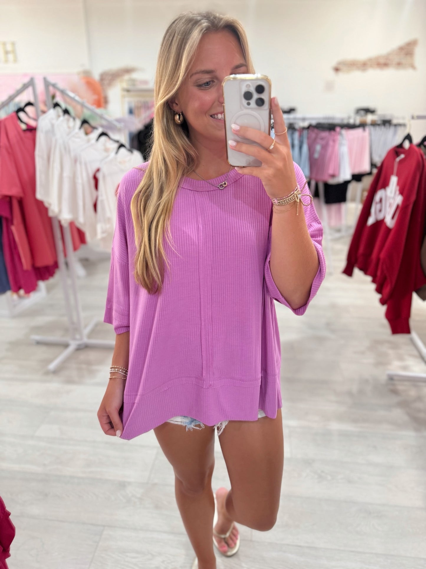 Take A Look Top (Mauve)