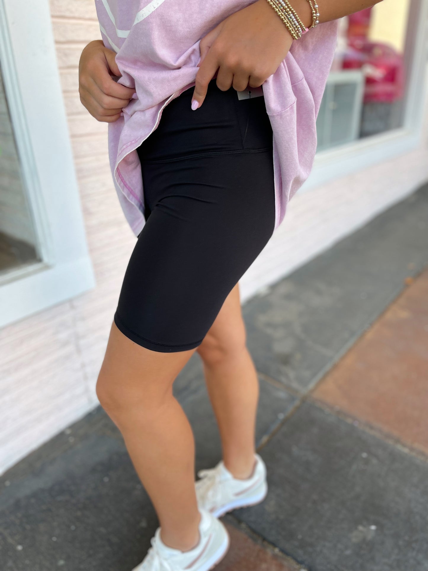 Delightfully Breezy Biker Shorts