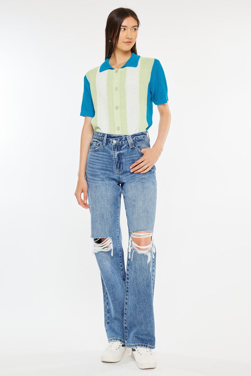 Sidney High Rise 90's Straight Jeans