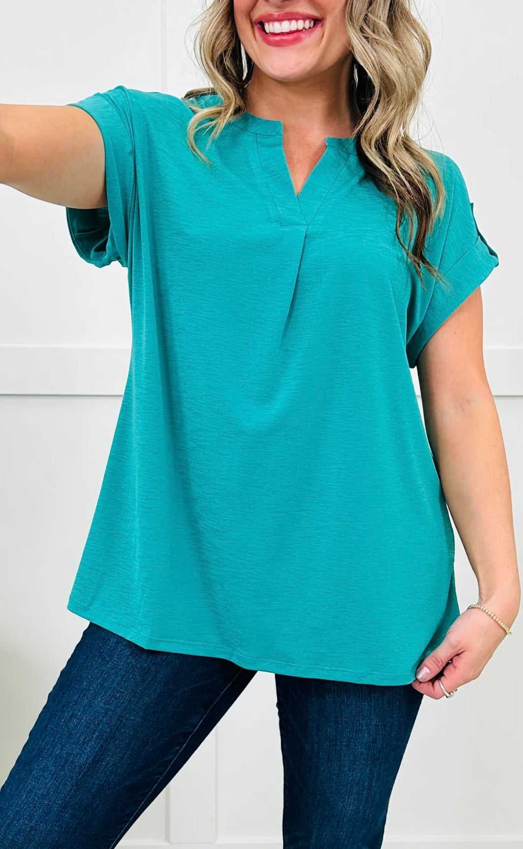 Hidden Smiles Top (Emerald)