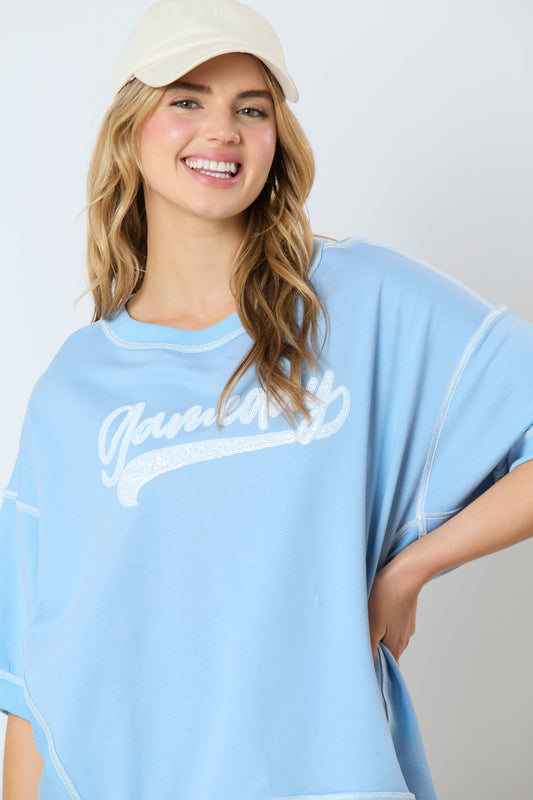 Lt. Blue Game Day Top