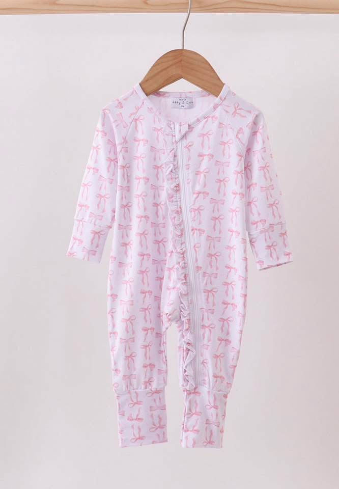 Pink Bows Bamboo Sleeper