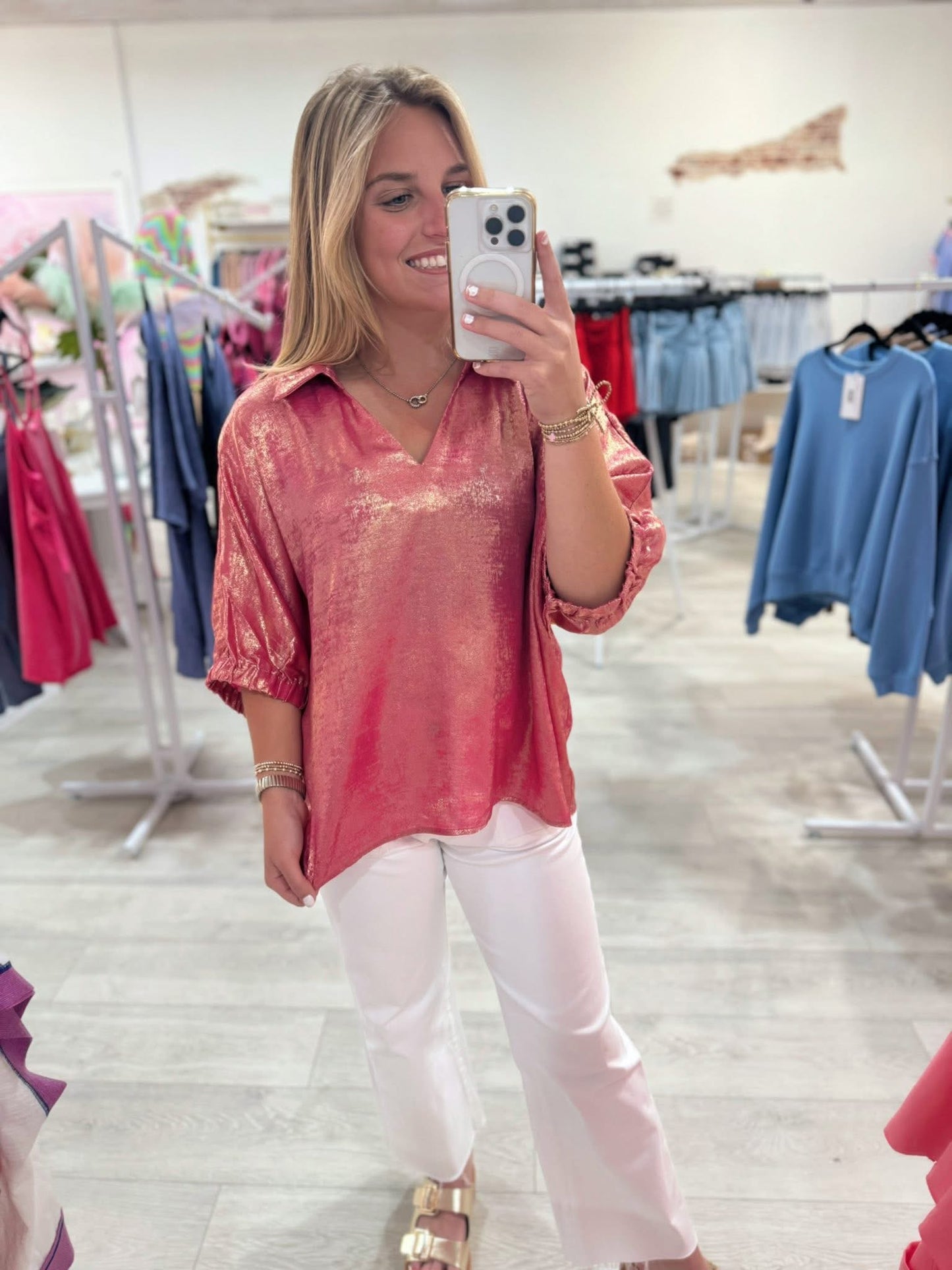 Switch It Up Top (Fuchsia)
