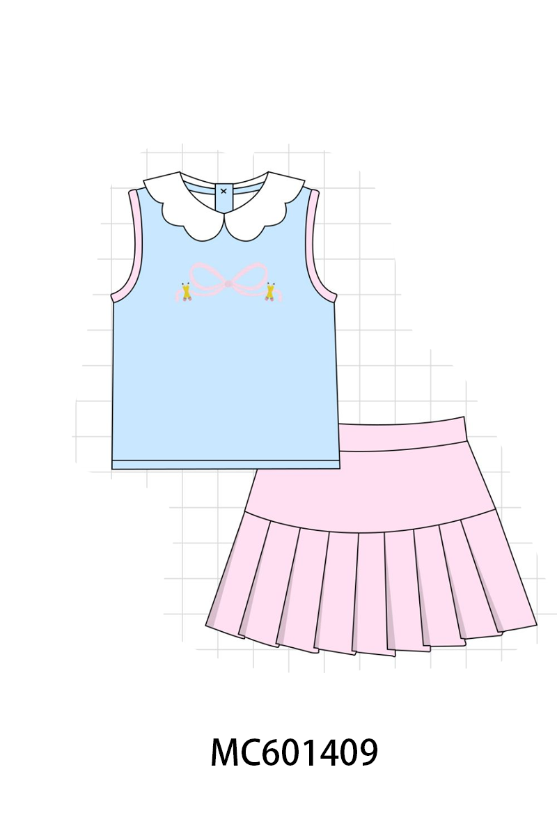 PO80 Back to school bow embroidery collection