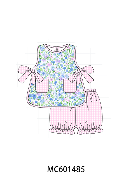 PO80 Blue purple & mint floral collection 1