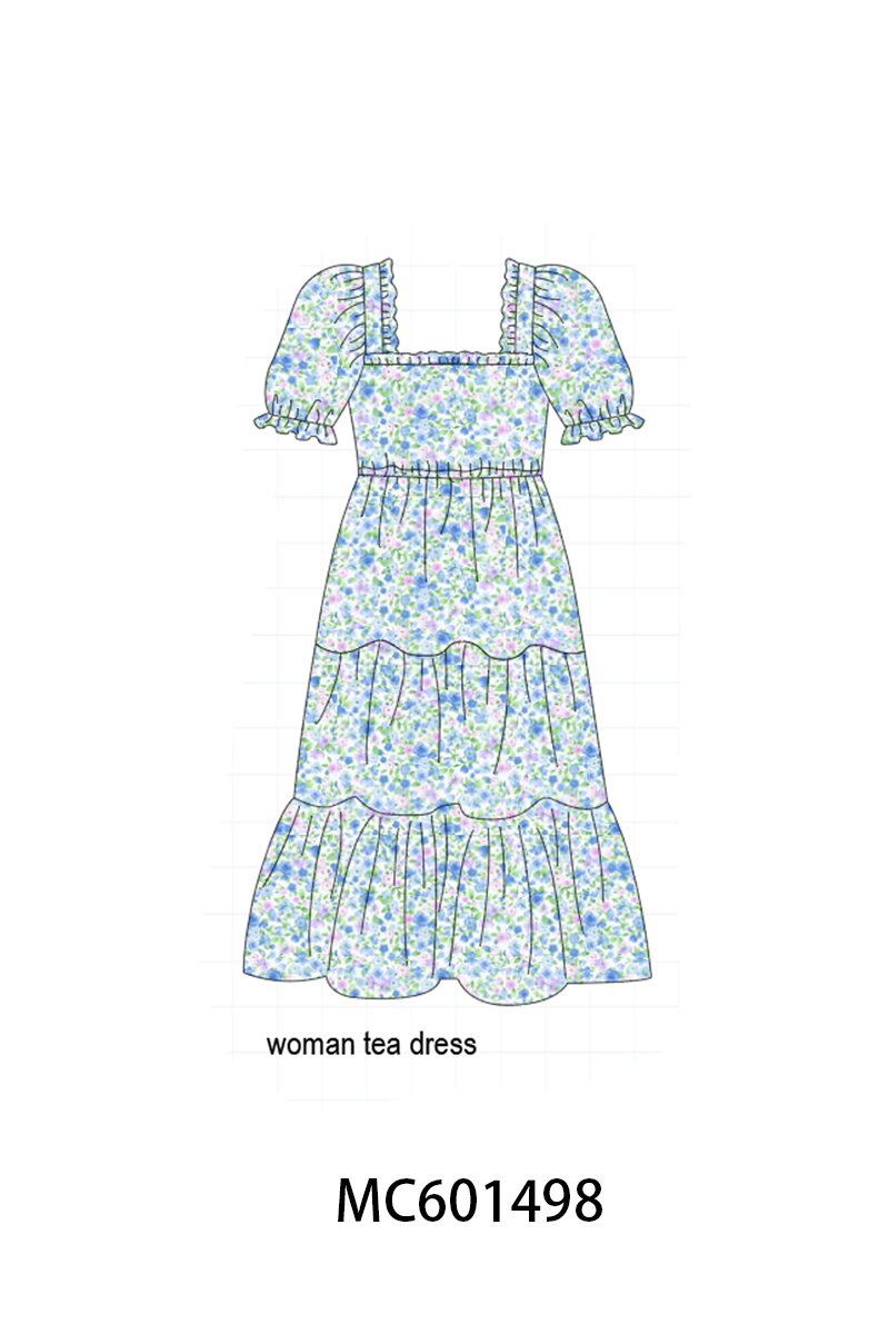 PO80 Blue purple & mint floral collection 2