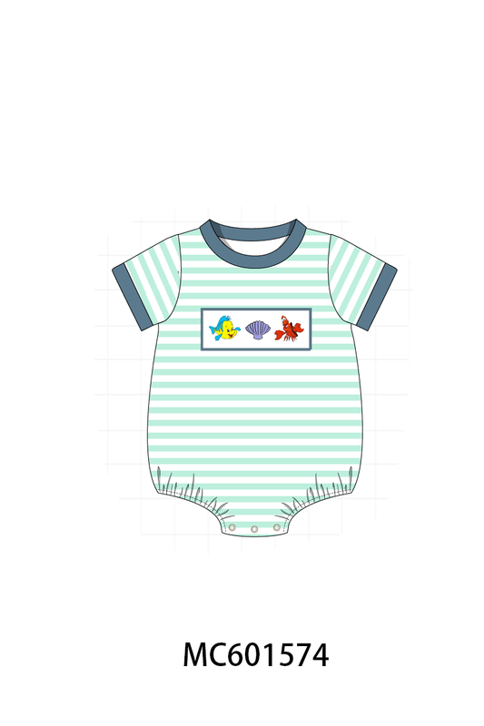 PO80 Mermaid shell lobster embroidery collection 2