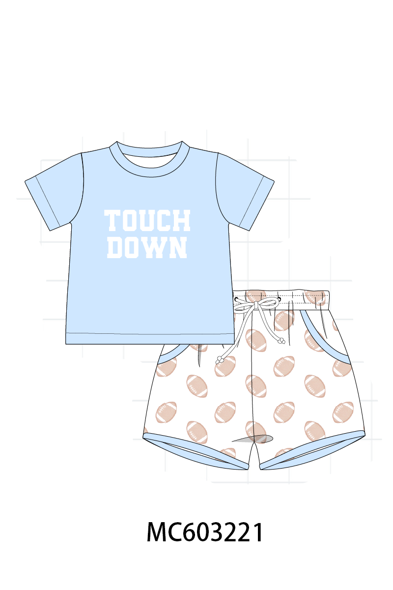 PO83 Pink&blue touchdown smocked collection