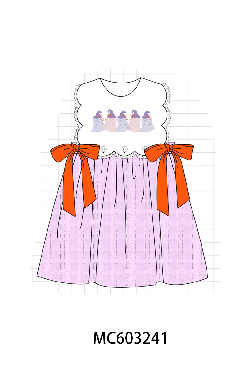 PO83 Halloween ghost embroidery collection