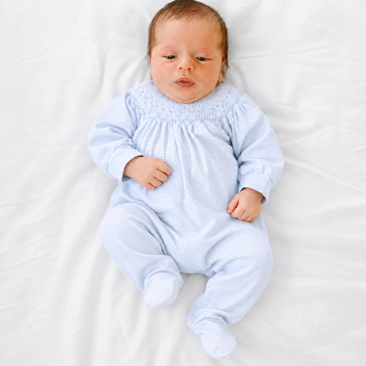 Benjamin Bishop Footie - Light Blue
