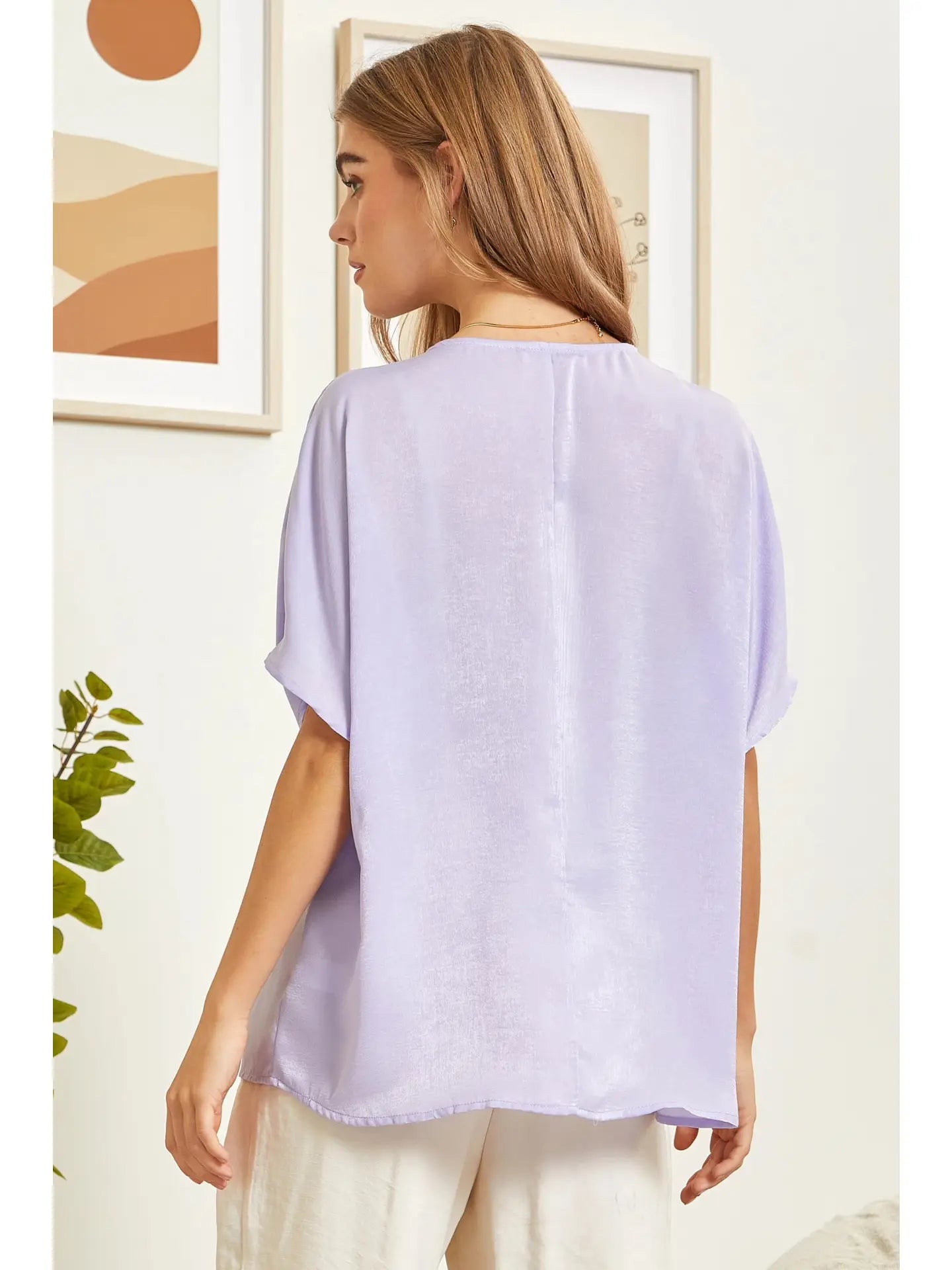 At This Point Blouse (Lavender)