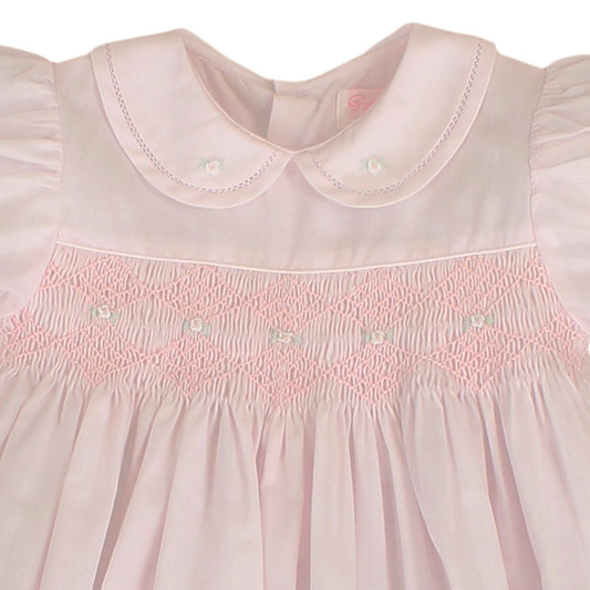French Bubble with Diamond Smocking