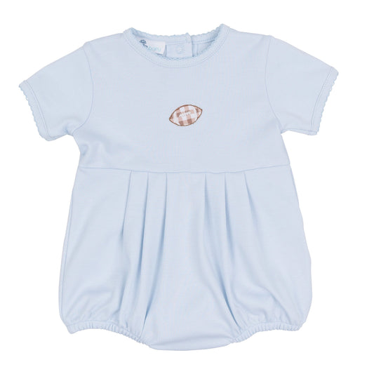 Tiny Tailgater Hand-Embroidered Bubble - Light Blue