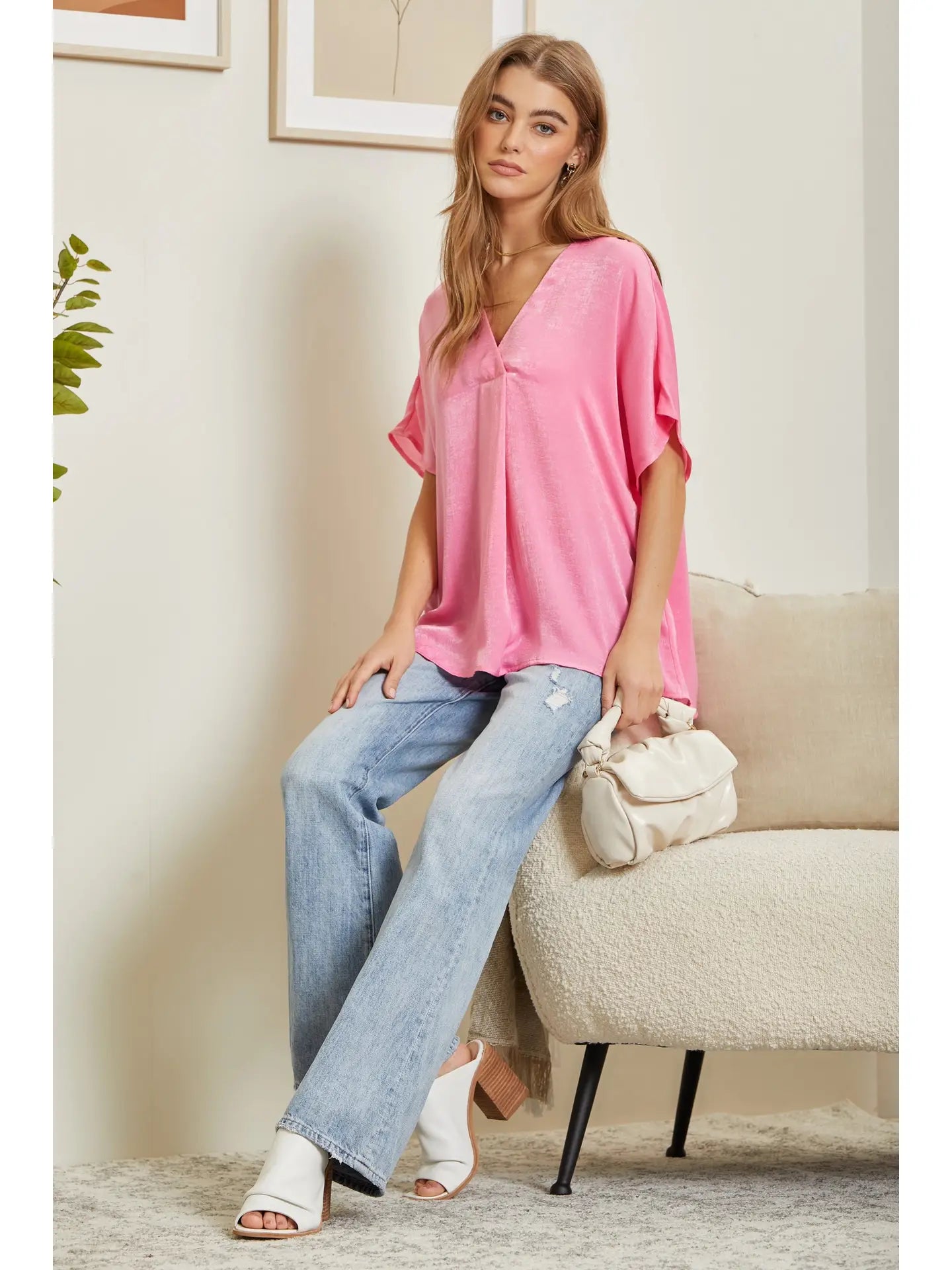 At This Point Blouse (Pink)