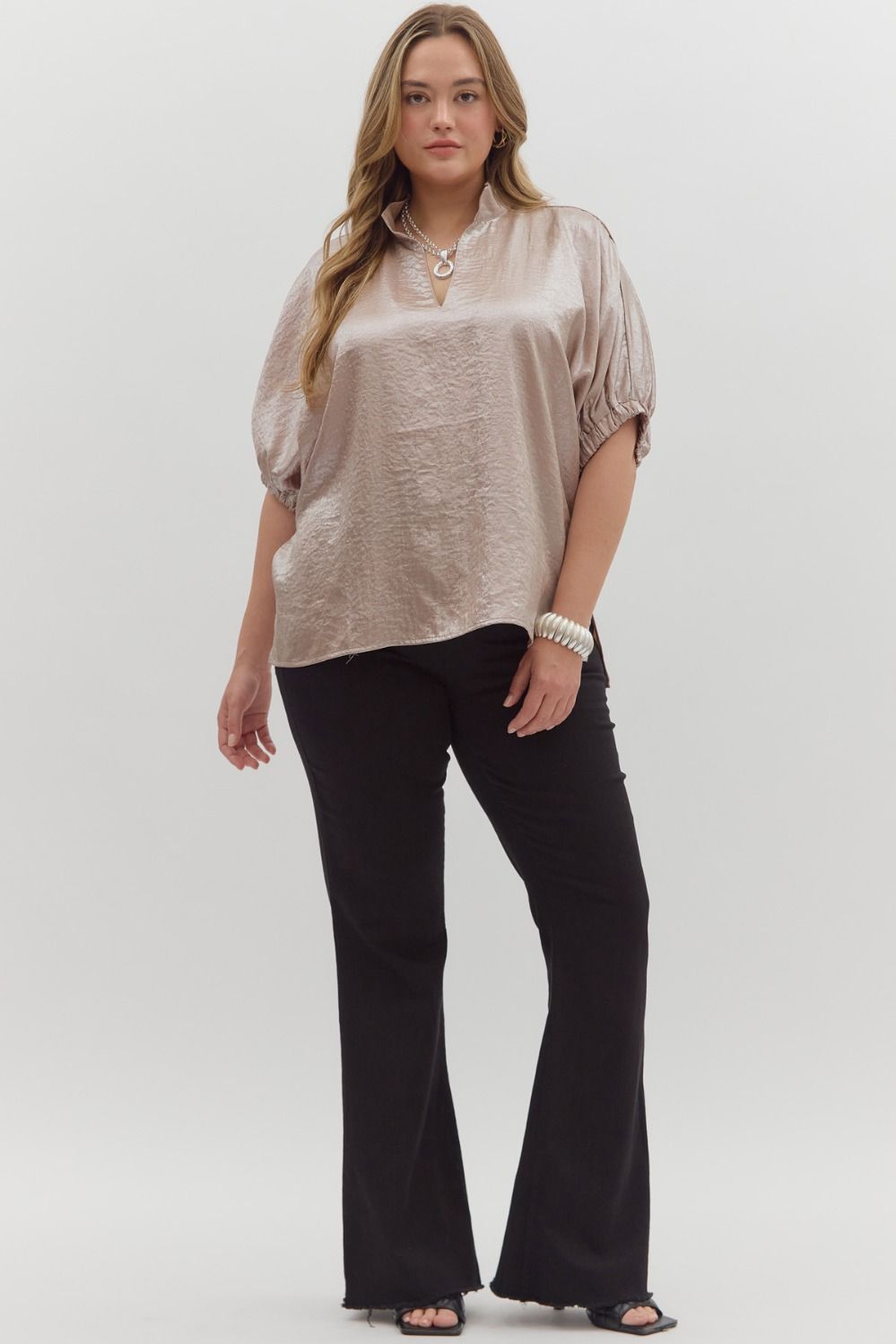 Looking Up Blouse *Plus Size