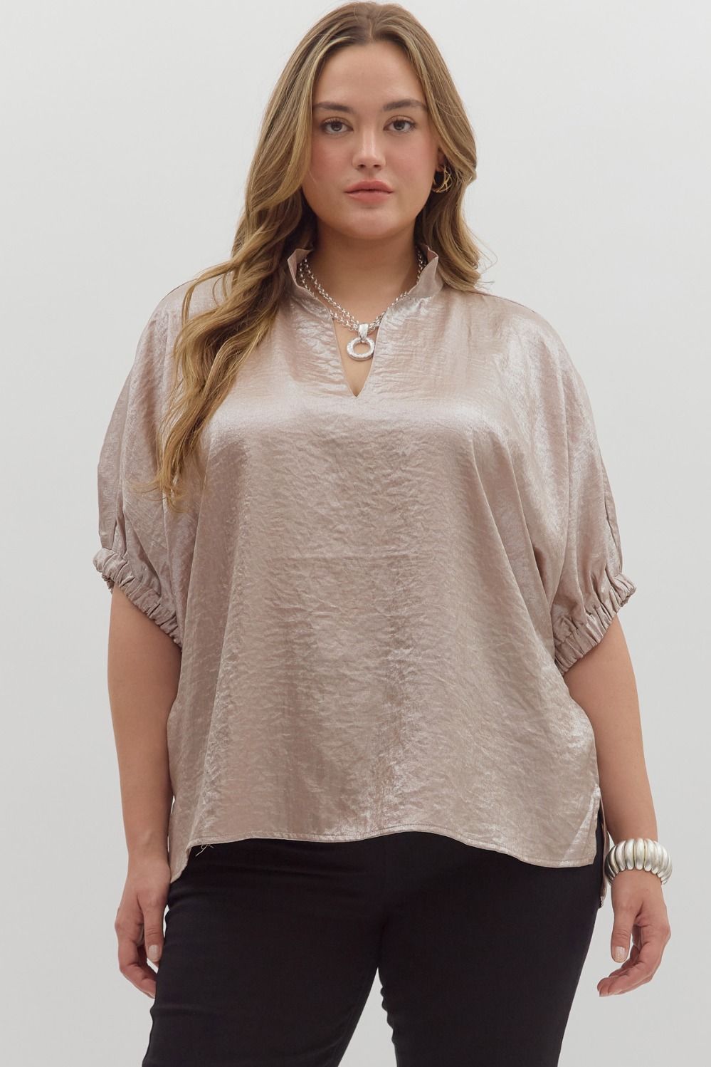 Looking Up Blouse *Plus Size