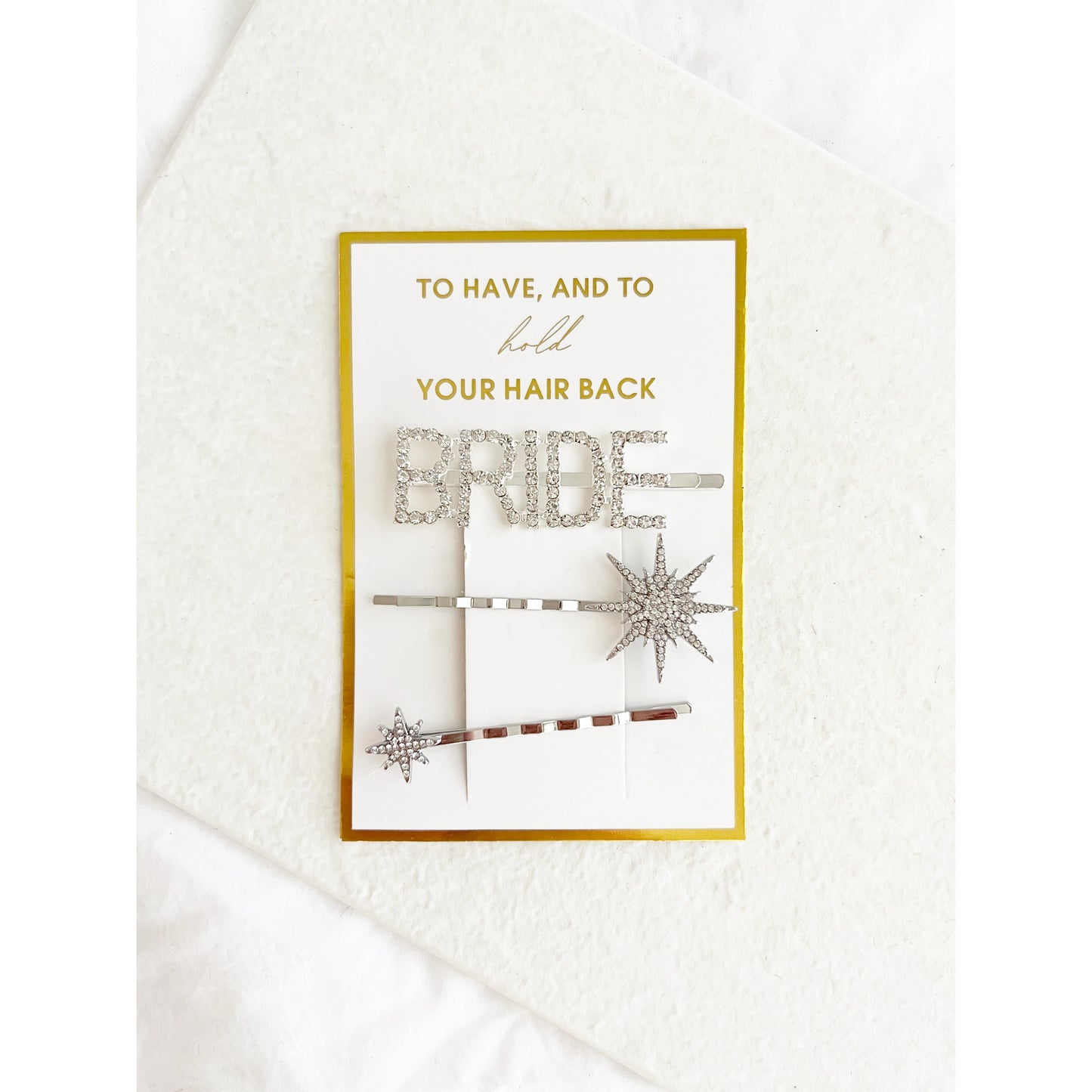 To Have and To Hold Your Hair Back Bride Clip