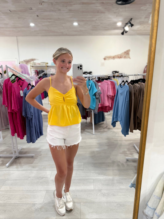 Brick Love Top (Yellow)