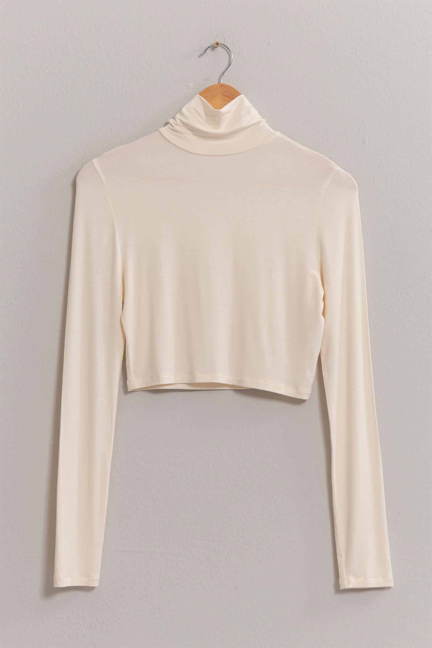 Sleek Turtleneck Top (2 colors available)