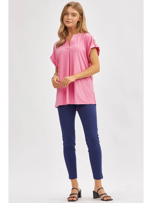 Hidden Smiles Top (Pink)