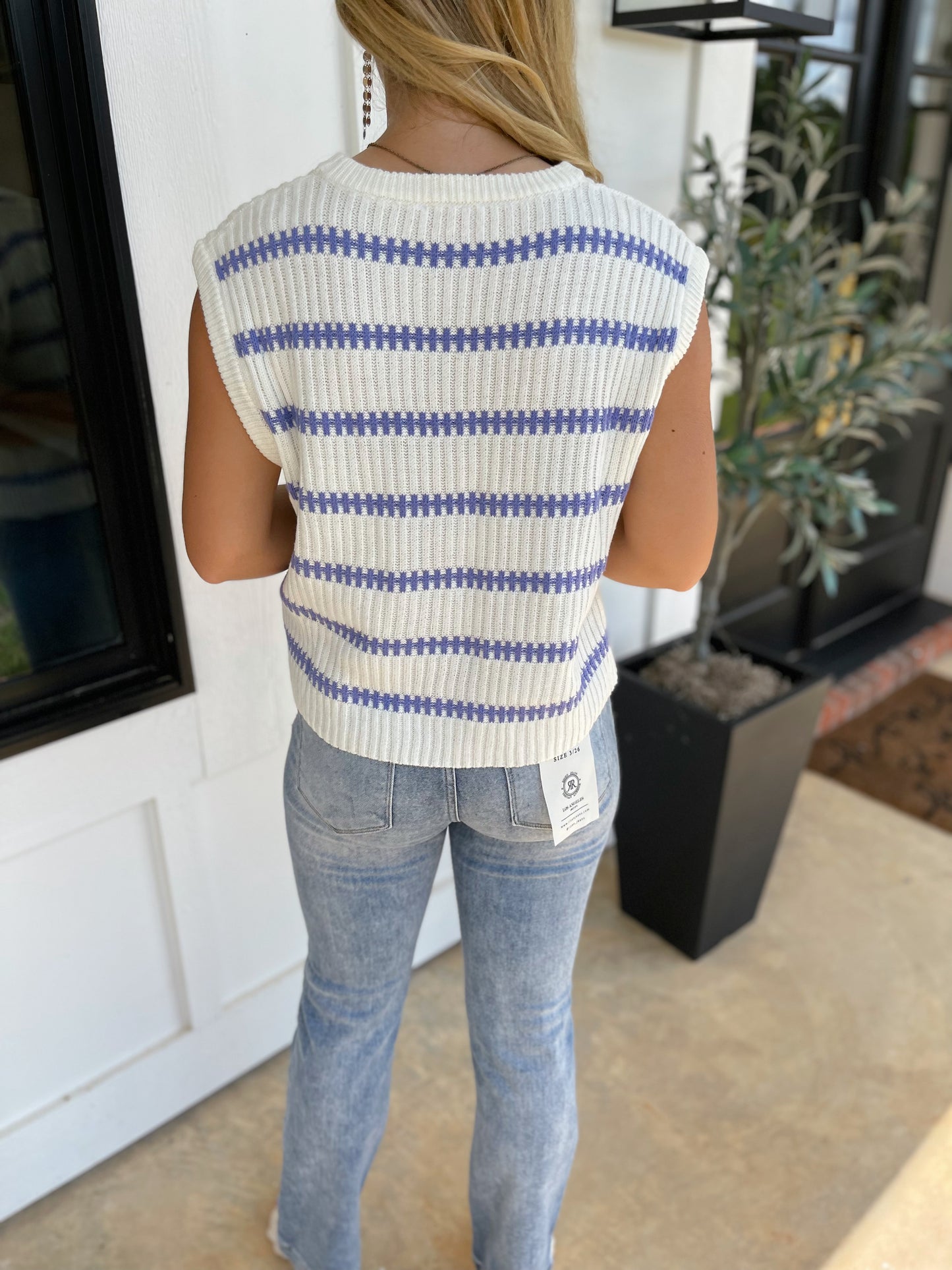 Cutest Spirit Top (Ivory/Lavender)