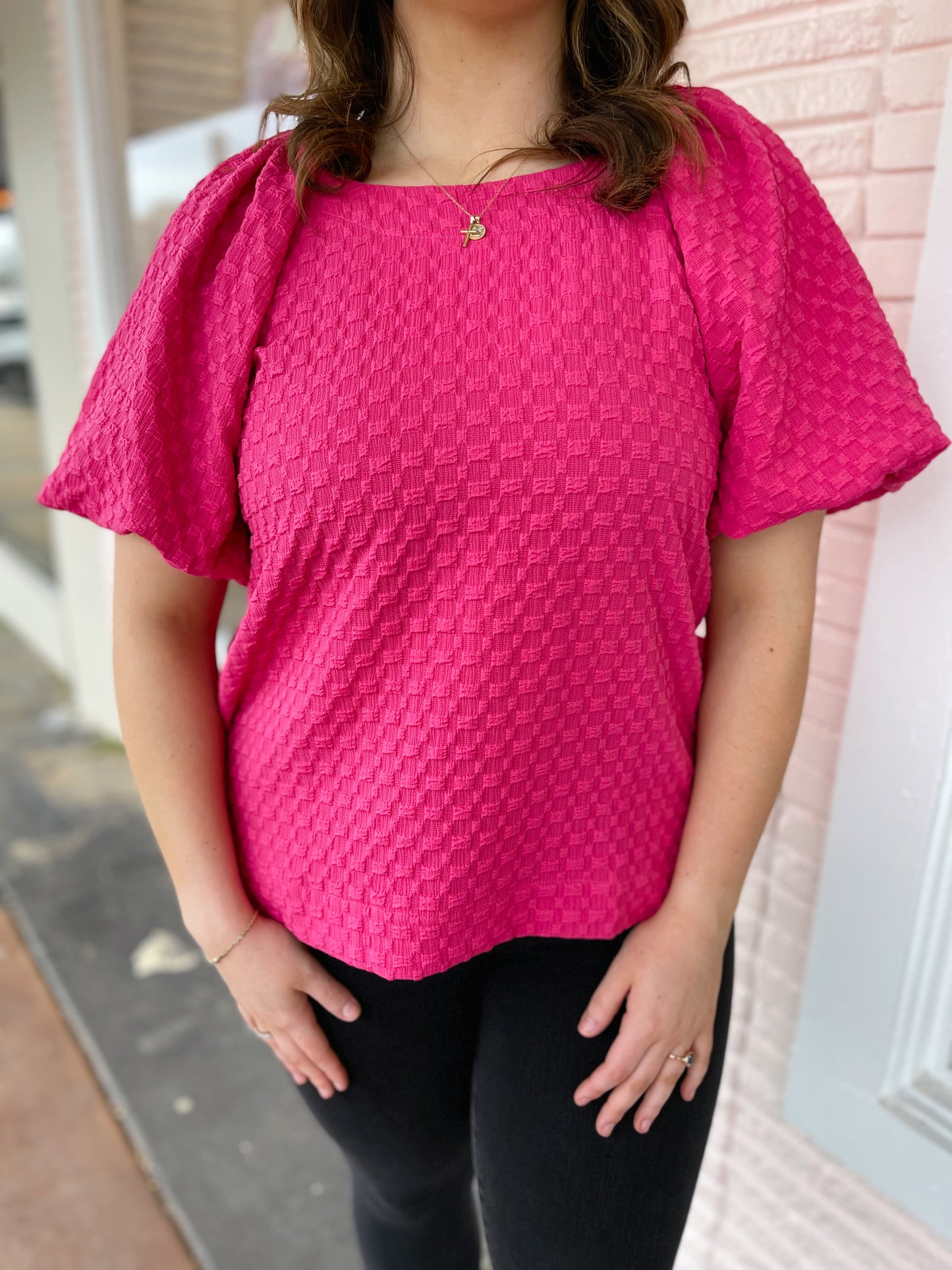 Make It A Date Blouse *Plus Size