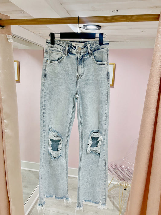 Ready to Vibe Straight Cropped Jeans