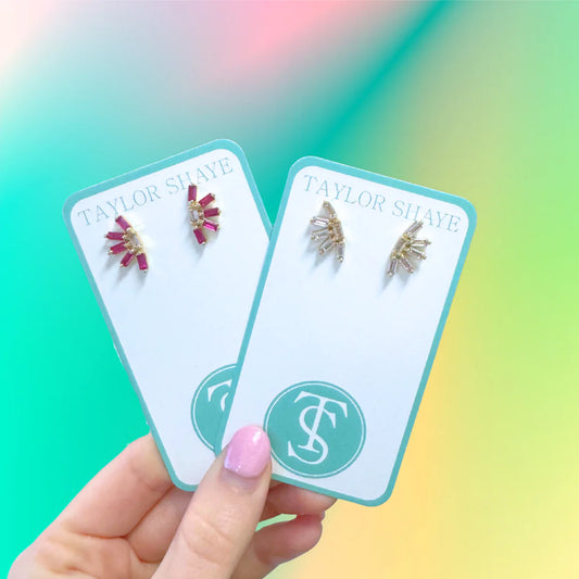 Hannah Studs (Clear)
